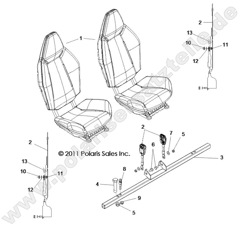 BODY, SEAT MOUNTING and BELTS