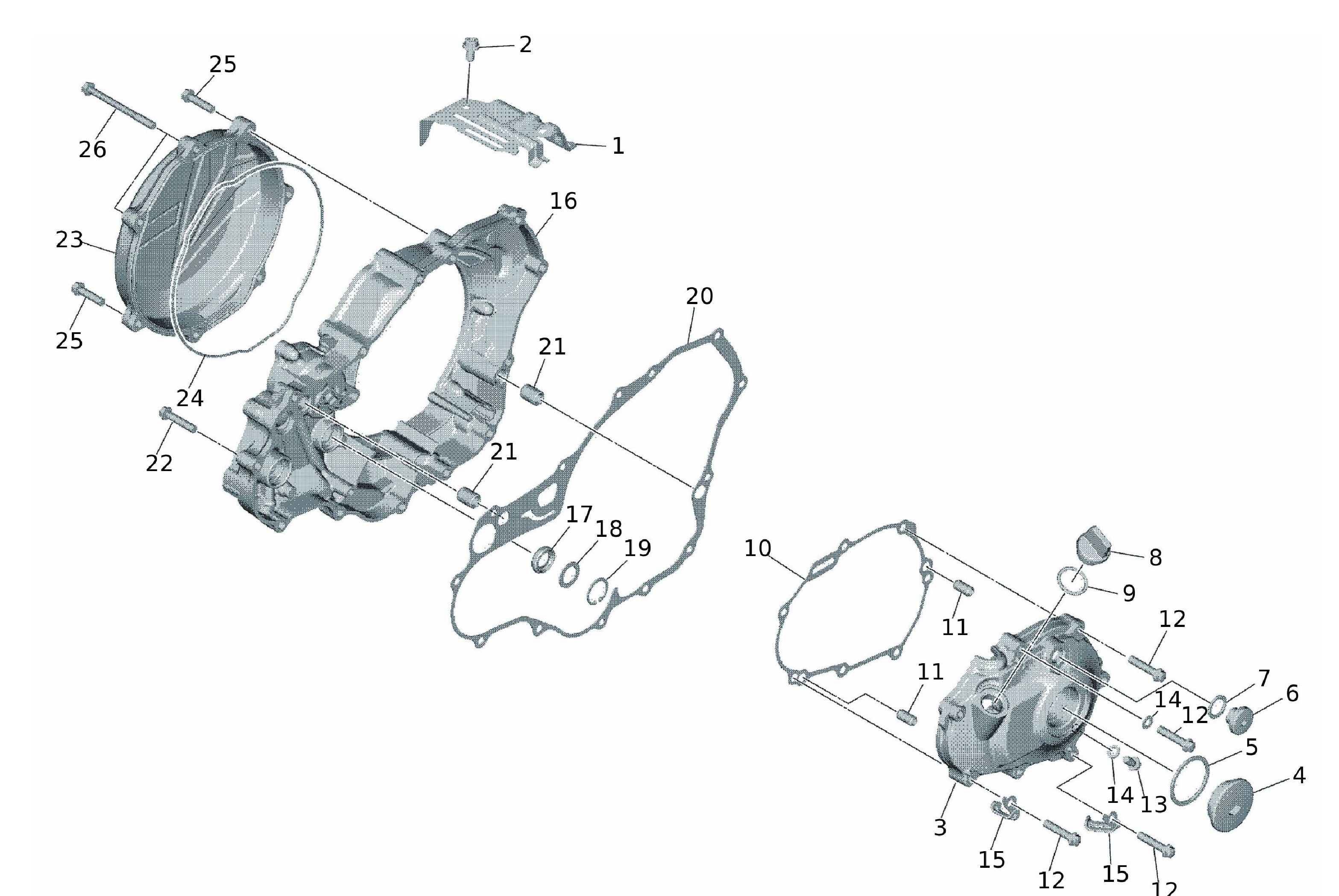 Motorgehäusedeckel Motorgehäusedeckel