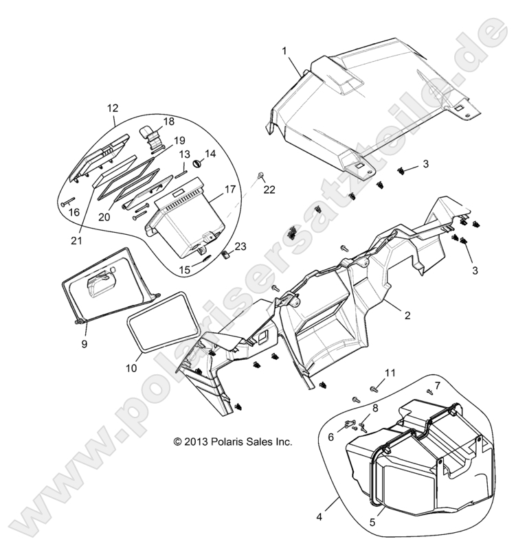 BODY, DASH AND GLOVEBOX