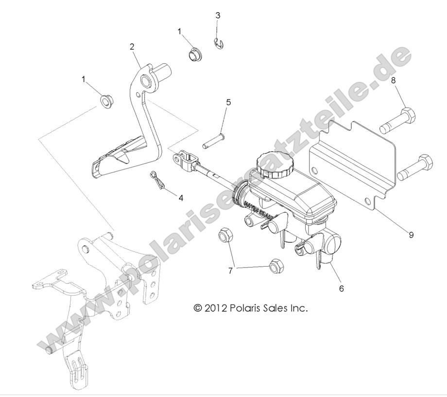 BRAKES, PEDAL and MASTER CYLINDER