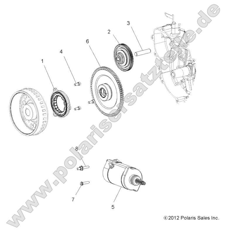 ENGINE, STARTER and DRIVE