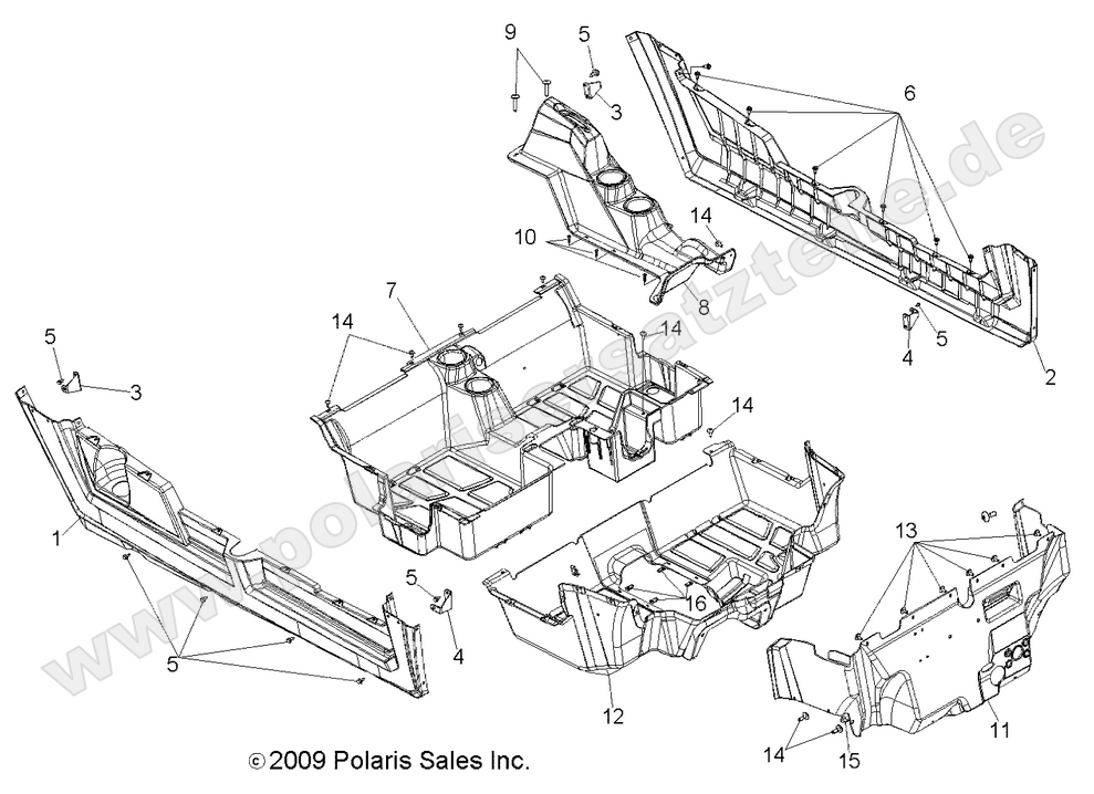 body floor and rocker panels