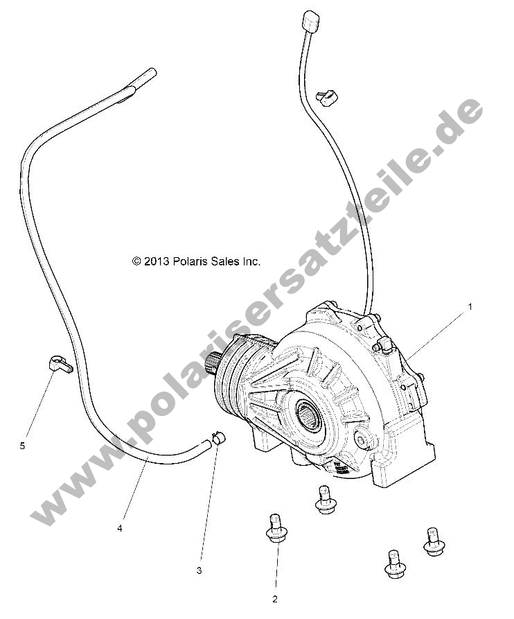 DRIVE TRAIN, FRONT GEARCASE MOUNTING