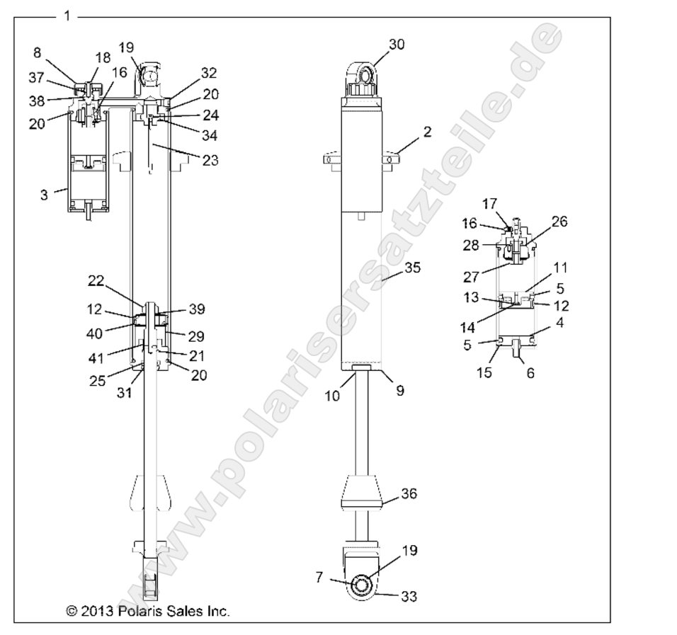 SUSPENSION, FRONT SHOCK