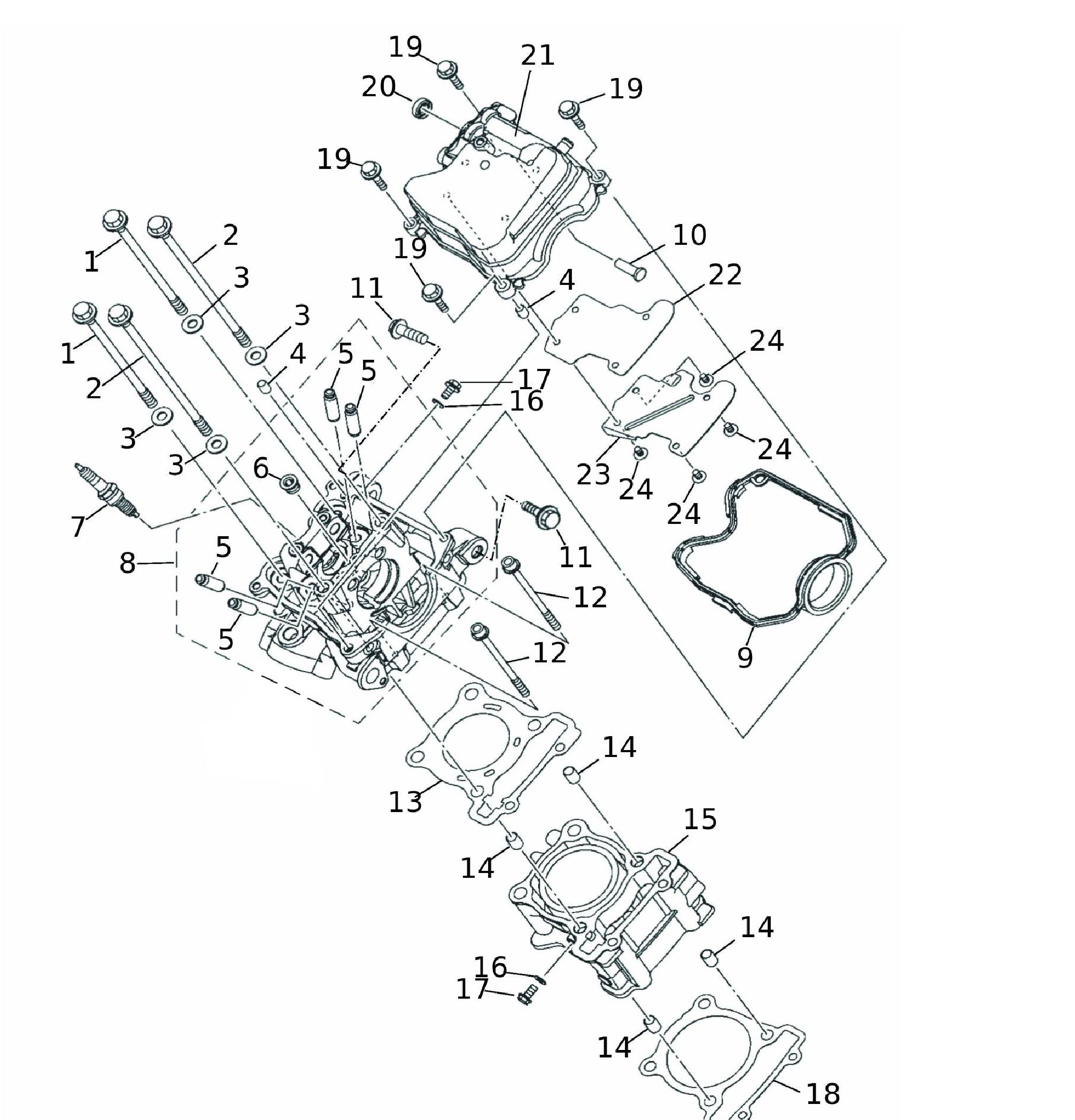 Zylinder / Zylinderkopf Zylinder / Zylinderkopf