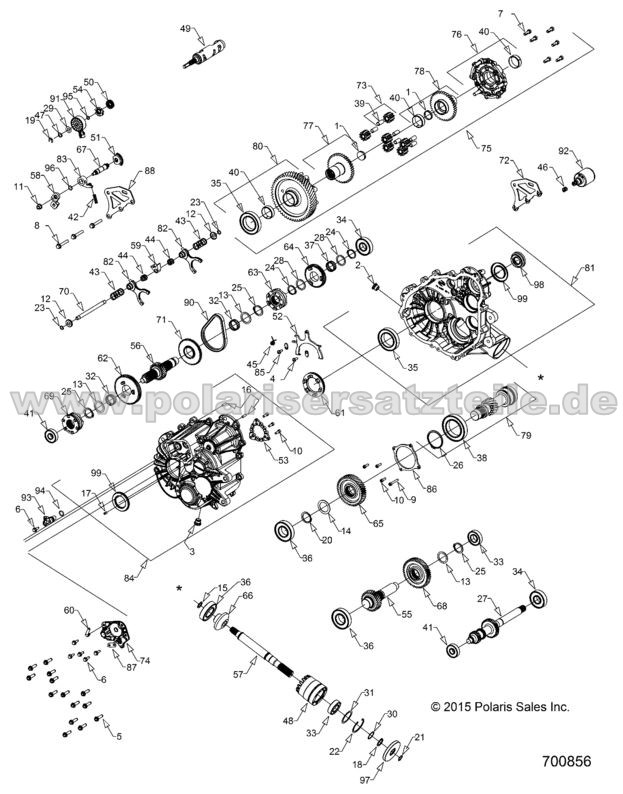 DRIVE TRAIN, MAIN GEARCASE