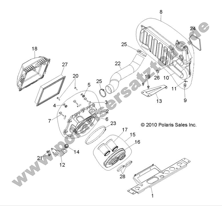 engine air intake system