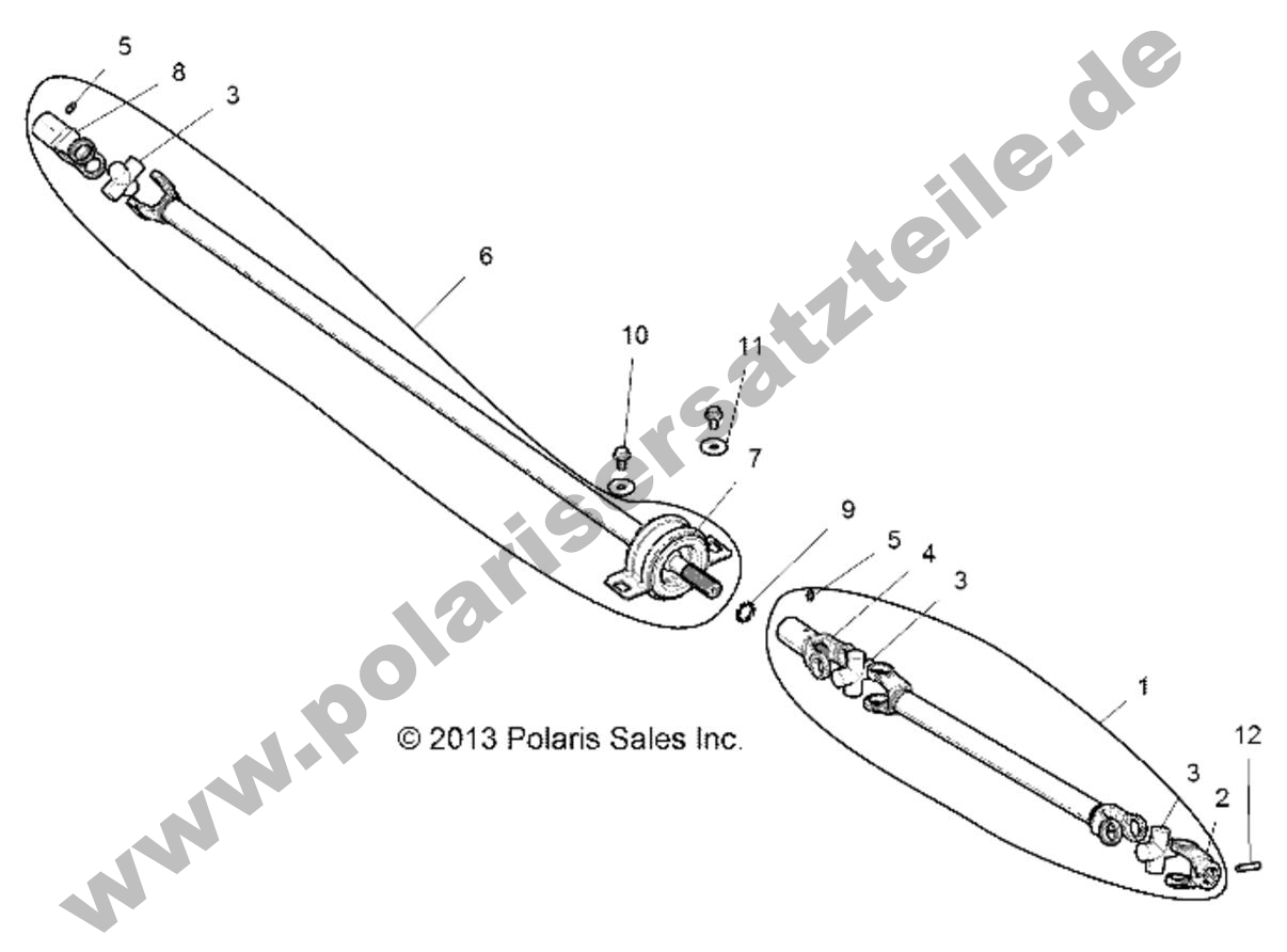 DRIVE TRAIN, PROP SHAFT