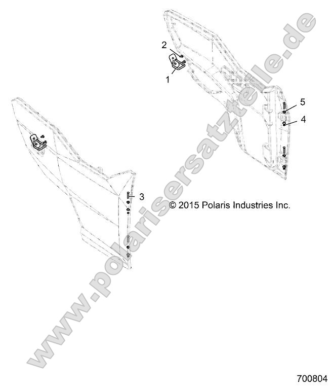 Body, Door Mounting, Front