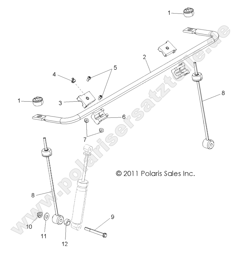 SUSPENSION, STABILIZER BAR, FRONT