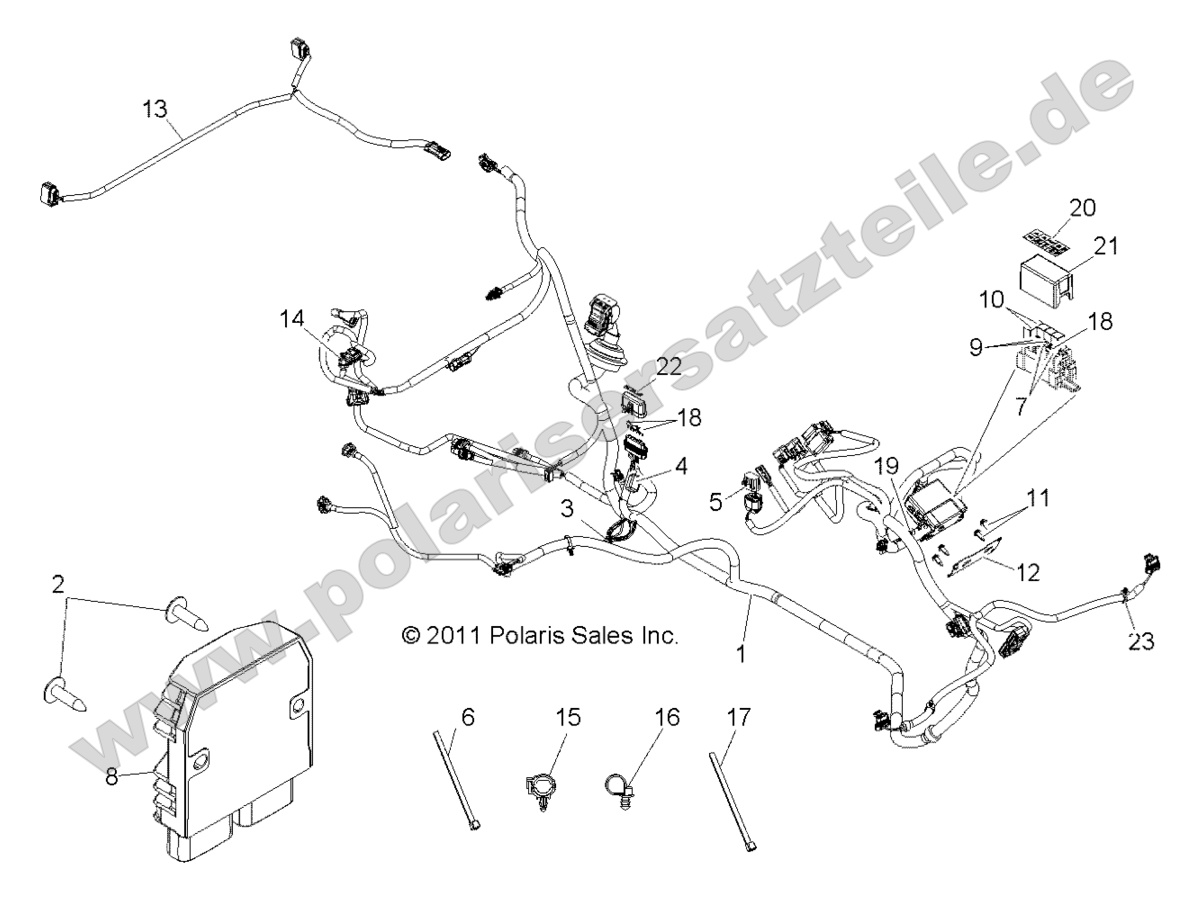 ELECTRICAL, WIRE HARNESS, EPS