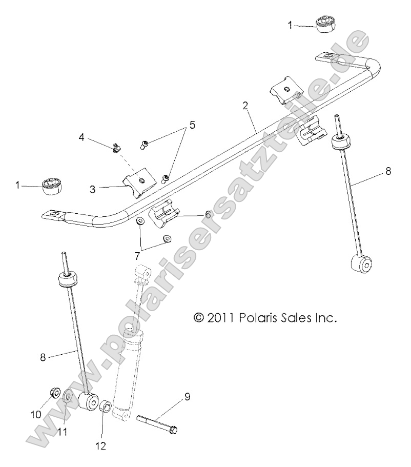 Suspension, Stabilizer Bar, Front
