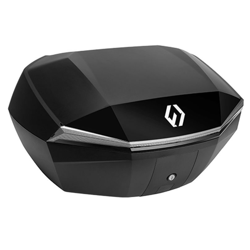 Furchtlos SHIELD L Basic Topcase - 48 Liter - schwarz/silber - inkl. Montagekit