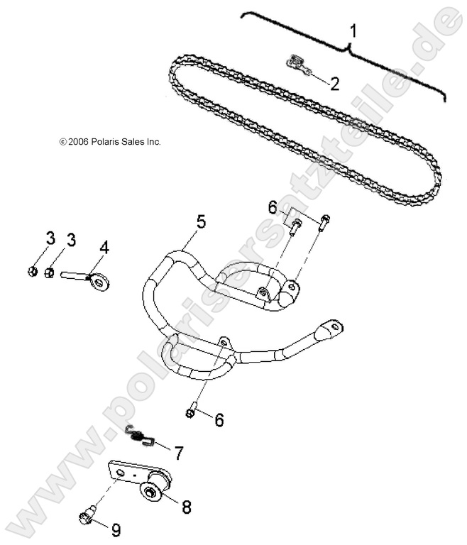 DRIVE TRAIN, DRIVE CHAIN and GUARD