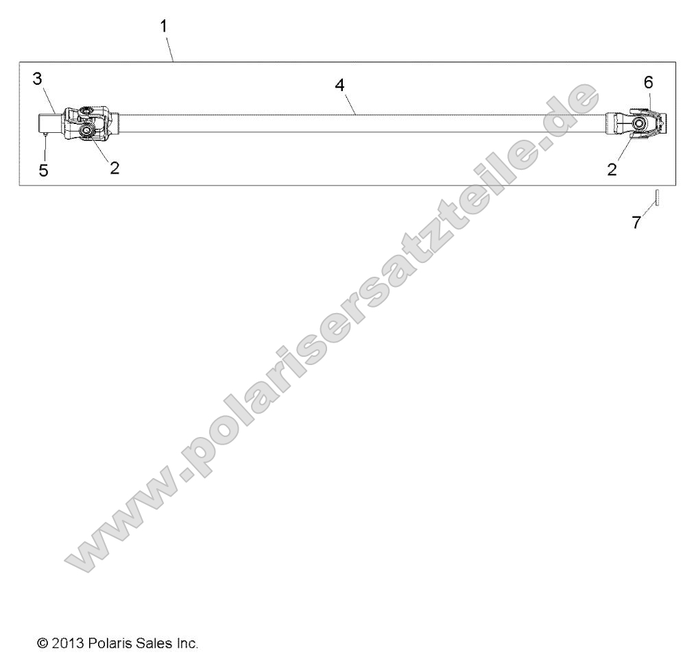 Drive Train, Front Prop Shaft