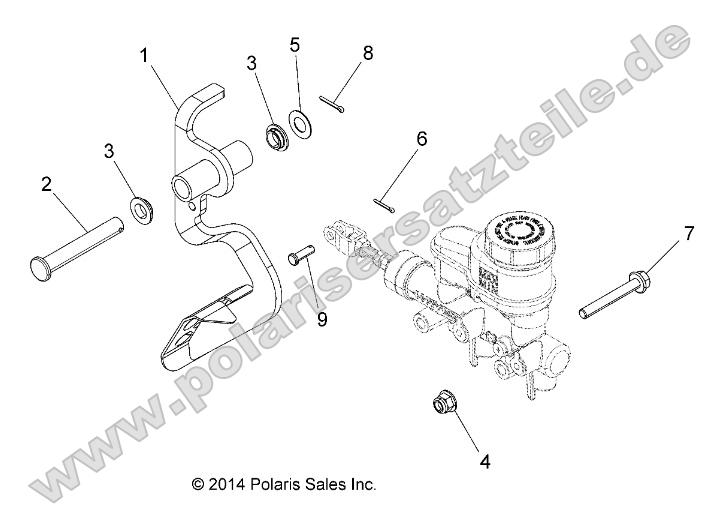 Brakes, Pedal and Master Cylinder Mounting