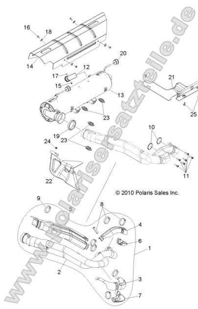 ENGINE, EXHAUST SYSTEM