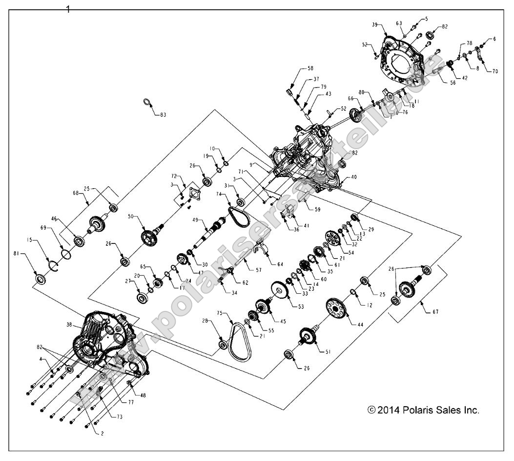 Drive Train, Main Gearcase