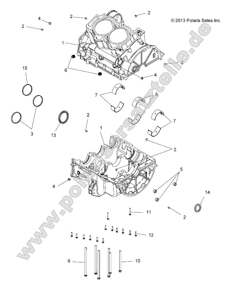 Engine, Crankcase