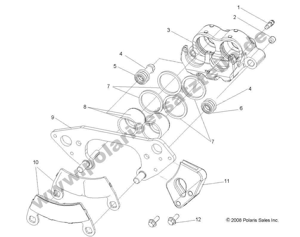 BRAKES, FRONT CALIPER