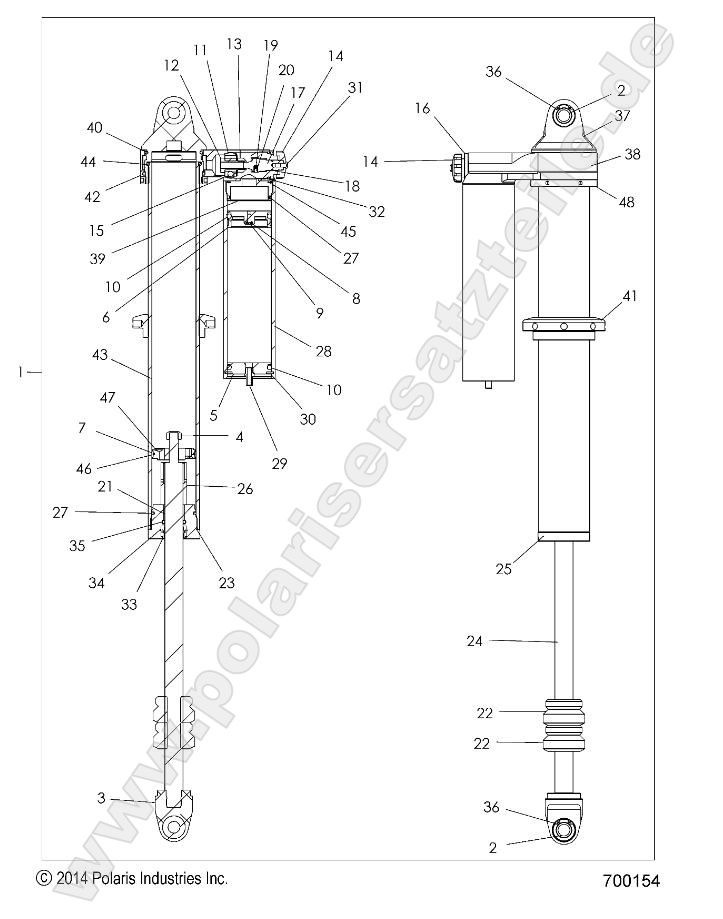 SUSPENSION, REAR SHOCK