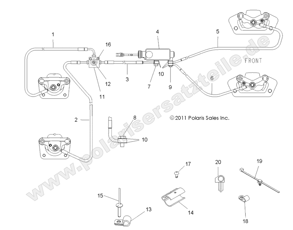 BRAKES, BRAKE LINES and MASTER CYLINDER