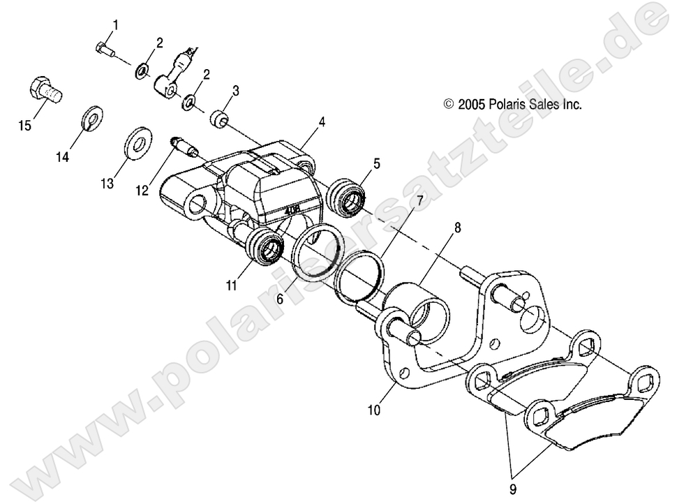 BRAKES, FRONT CALIPER