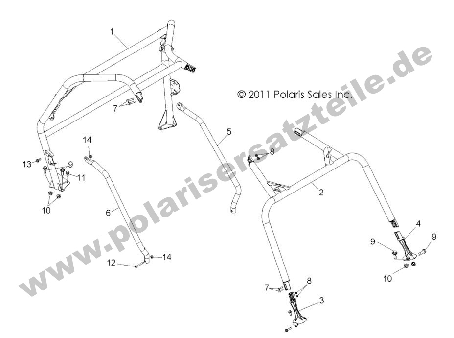 CHASSIS, CAB FRAME and SIDE BARS