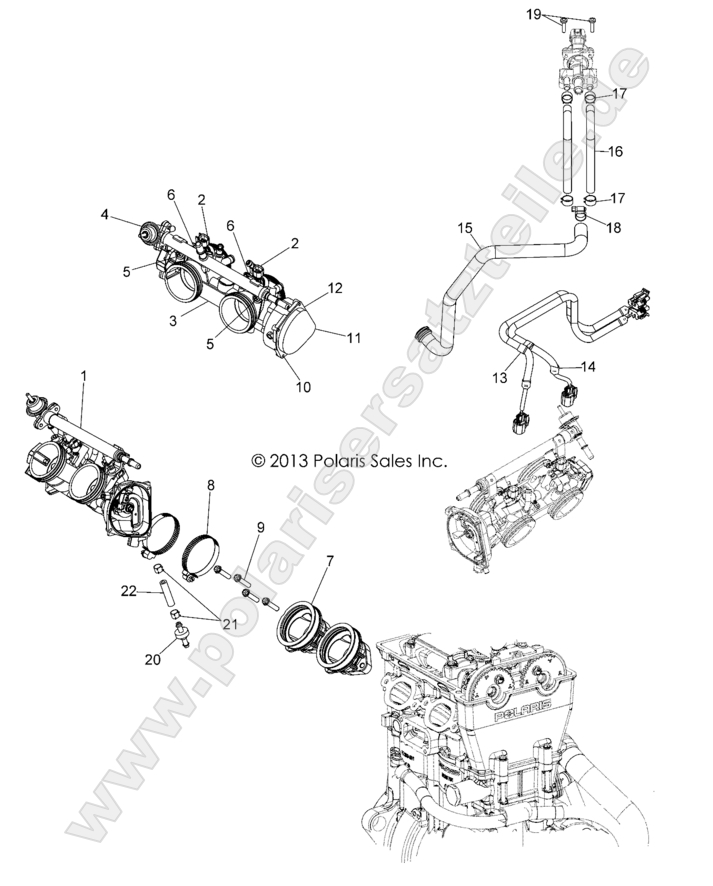 ENGINE, THROTTLE BODY and INJECTOR