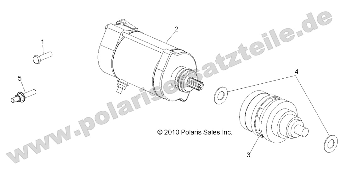 ENGINE, STARTING MOTOR