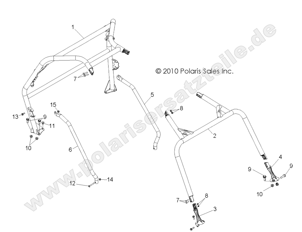 CHASSIS, CAB FRAME and SIDE BARS