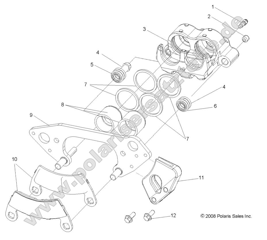 BRAKES, FRONT CALIPER