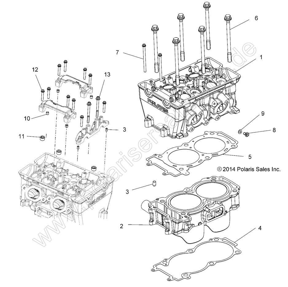 ENGINE, CYLINDER and HEAD