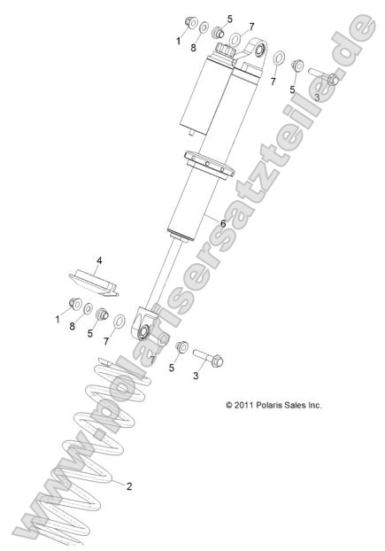 SUSPENSION, FRONT SHOCK MOUNTING