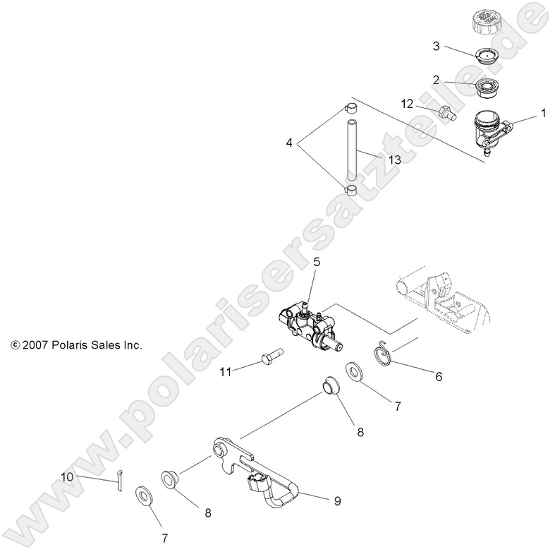 BRAKES, PEDAL and REAR MASTER CYLINDER