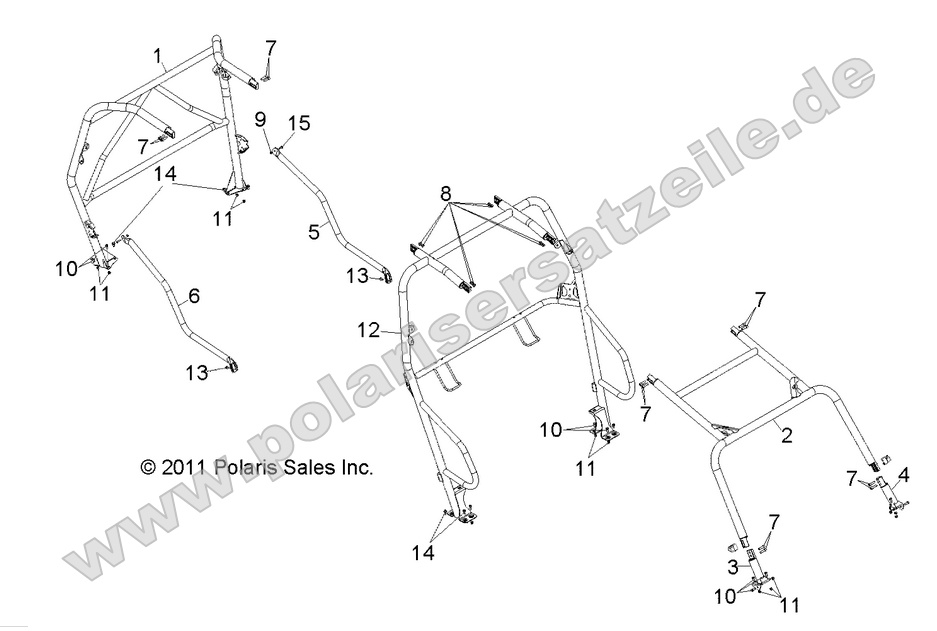 CHASSIS, CAB FRAME and SIDE BARS