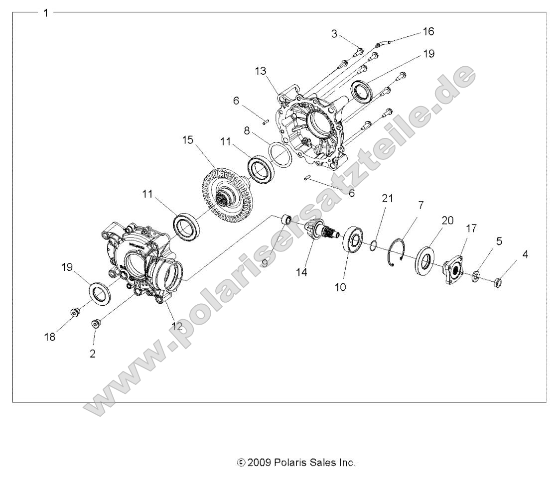 Drive Train, Rear Gearcase Internals