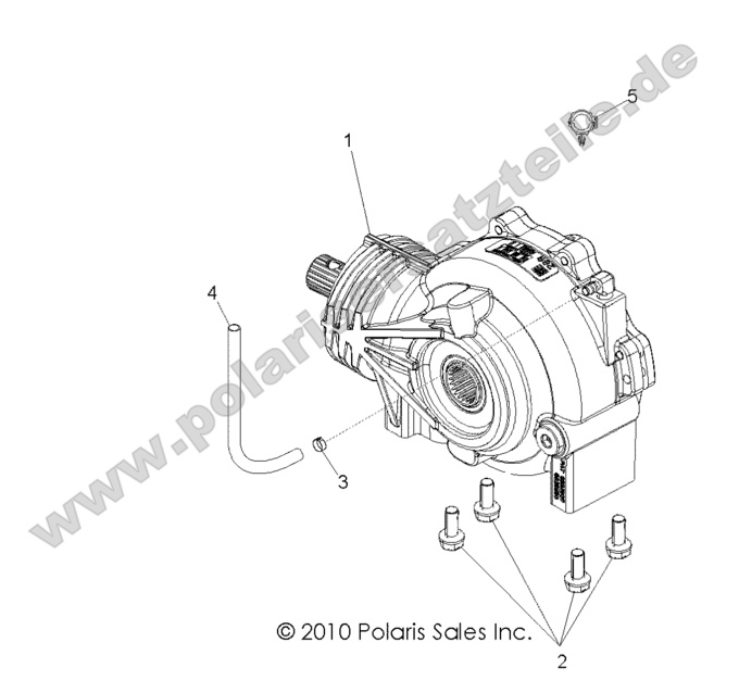 DRIVE TRAIN, FRONT GEARCASE