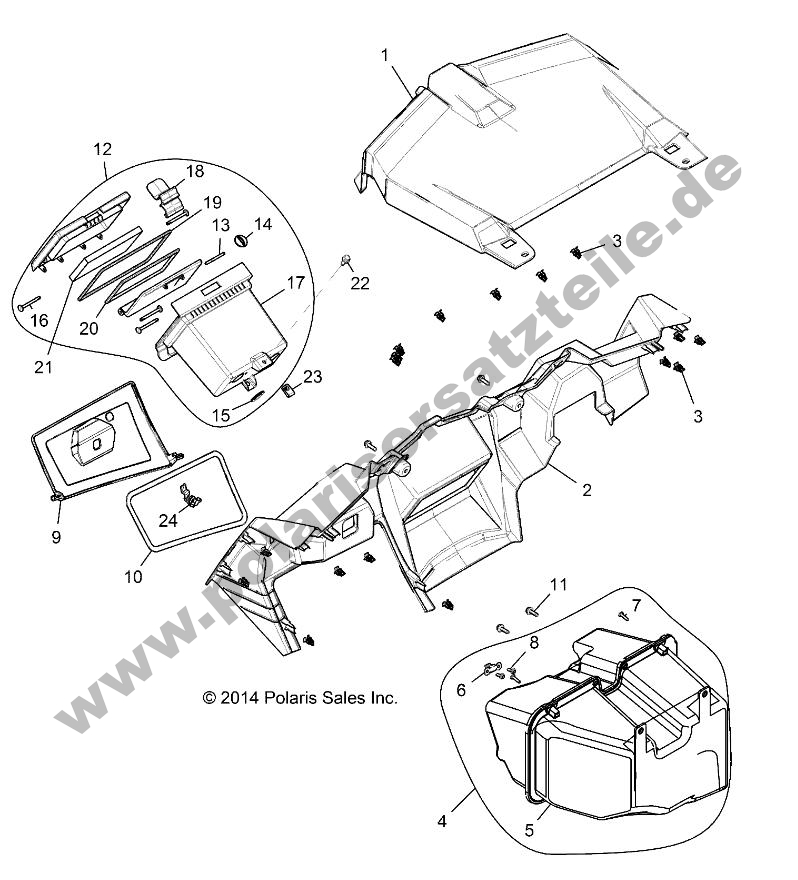BODY, DASH AND GLOVEBOX