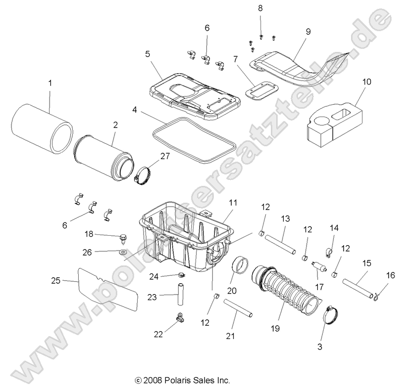 BODY, AIR INTAKE SYSTEM