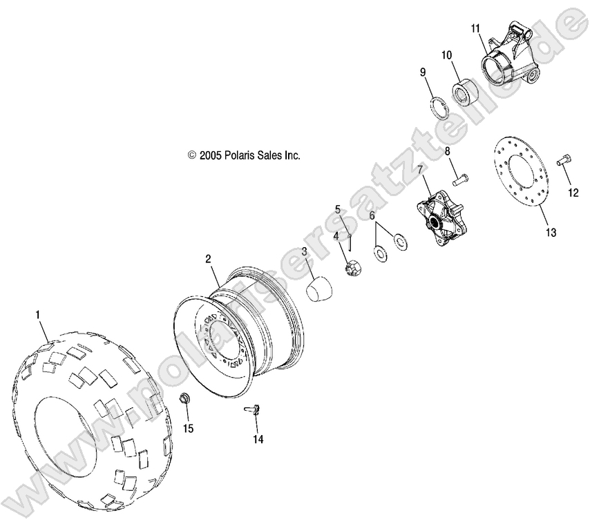 WHEELS, REAR TIRE and BRAKE DISC