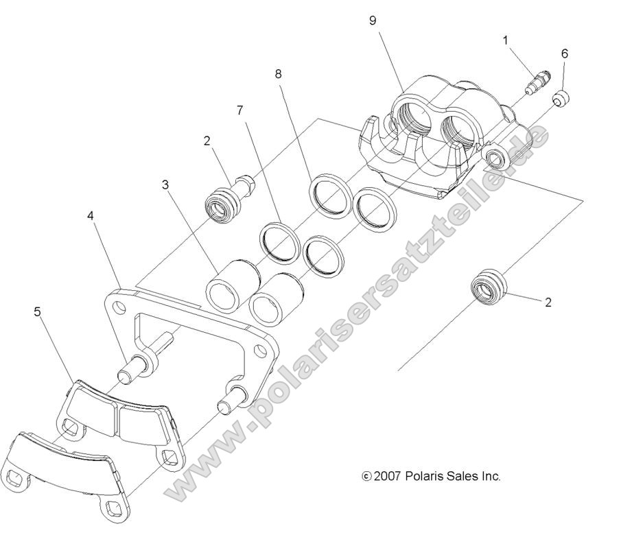 BRAKES, FRONT CALIPER