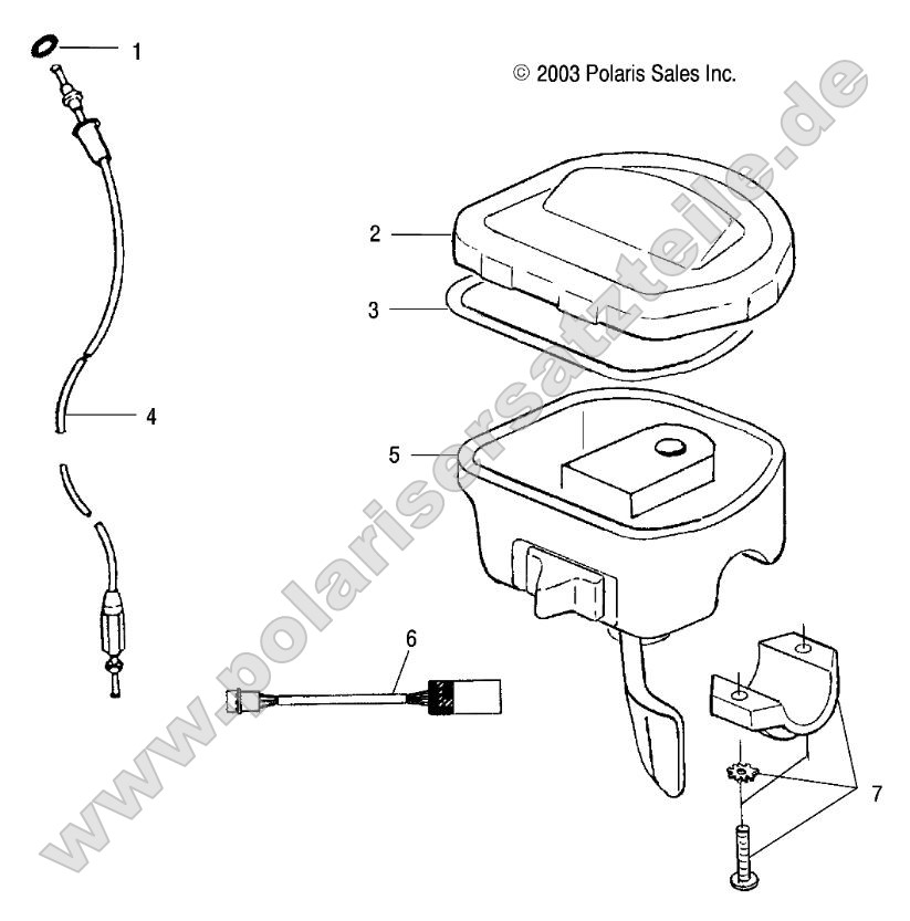 Controls - Throttle Asm/Cable