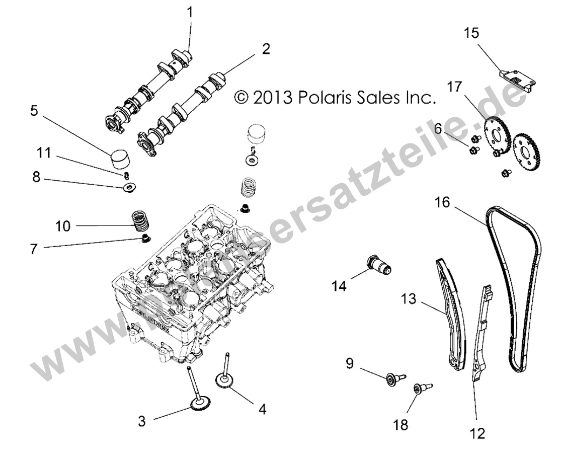 ENGINE, VALVES and CAMSHAFTS
