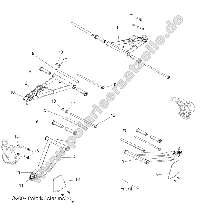 suspension front control arms