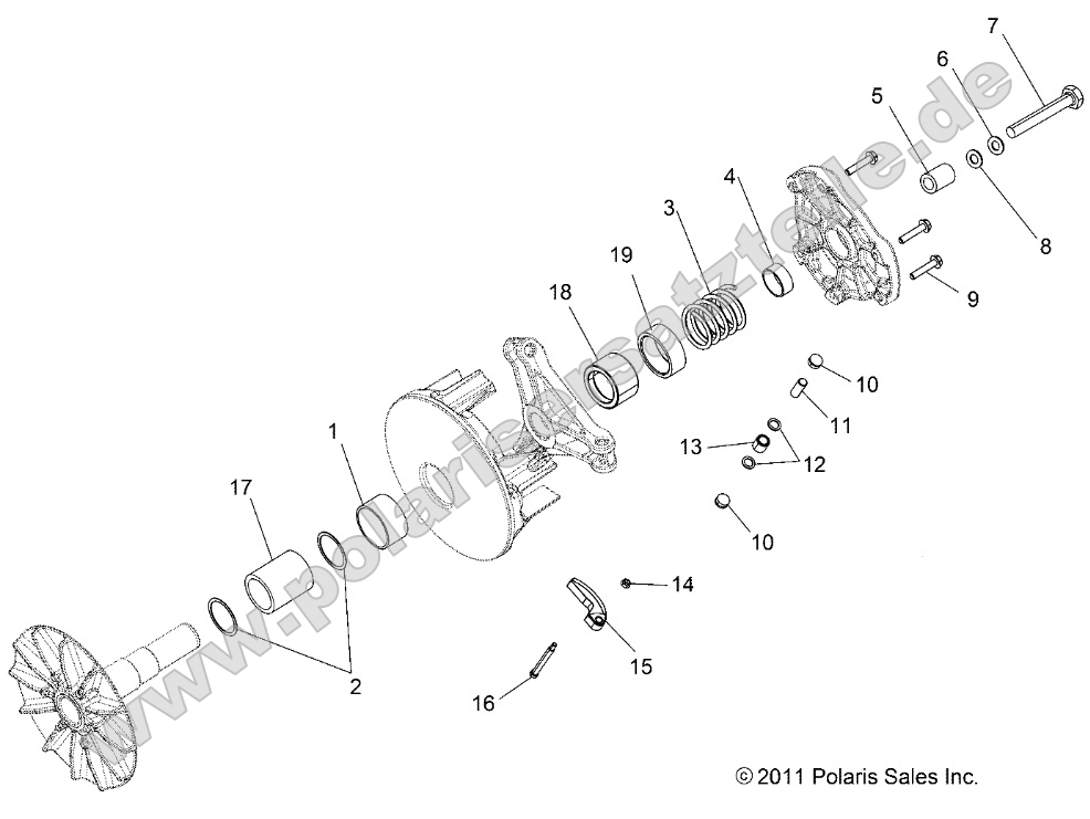 Drive Train, Primary Clutch