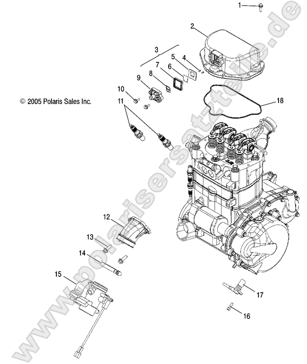ENGINE, THROTTLE BODY MOUNTING