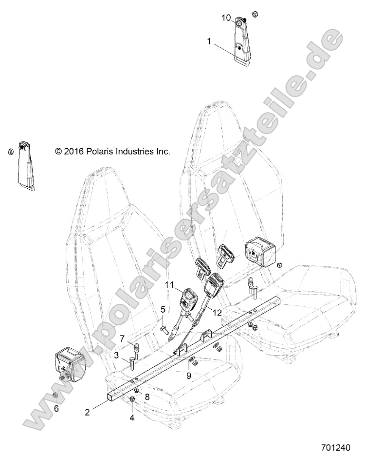 Body, Seat Mounting and Belts