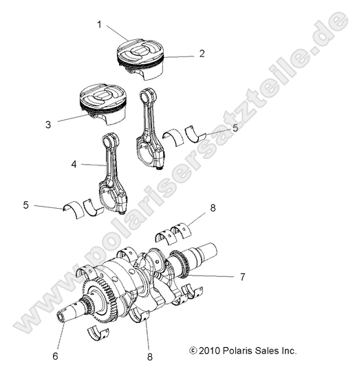 ENGINE, CRANKSHAFT and PISTON