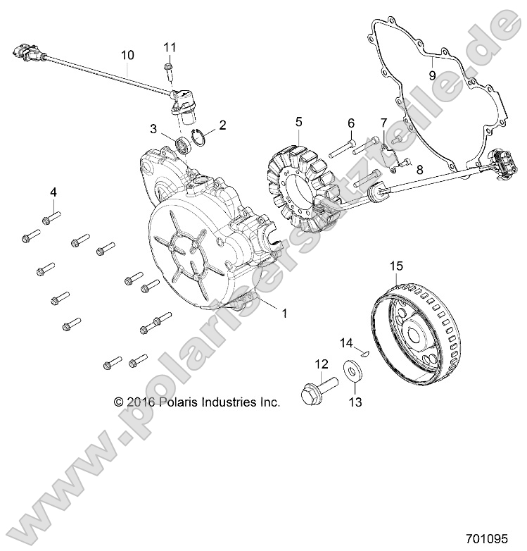 Engine, Stator and Cover